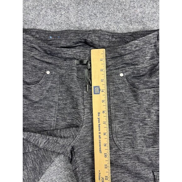 Kuhl Pants Womens 10 Regular Gray Stretch Knit Cargo Hiking Lounge Pull On - Picture 4 of 8